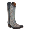 Circle G By Corral Ladies Blue Jean Embroidery & Triad Boots L5869
