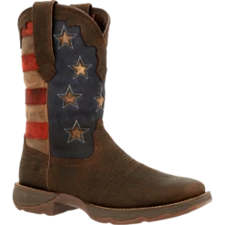 Durango® Ladies Rebel Vintage Flag Brown Western Boots DRD0409