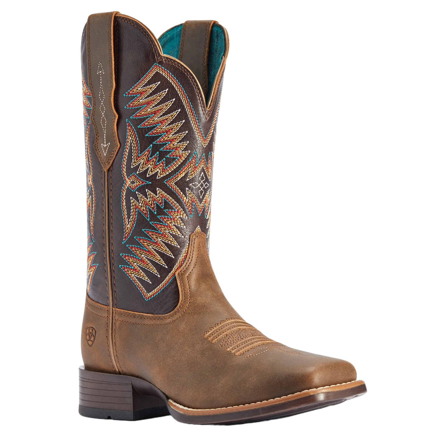 Ariat® Ladies Odessa StretchFit Brown & Burnished Pewter Boots 10042386 1 Ariat® Ladies Odessa StretchFit Brown & Burnished Pewter Boots 10042386
