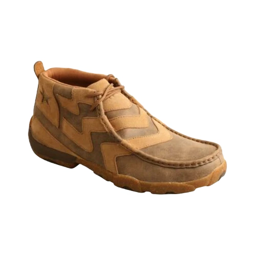 Twisted X® Men's Bomber Brown Lace Up Chukka Driving Moc MDM0089 1 Twisted X® Men's Bomber Brown Lace Up Chukka Driving Moc MDM0089