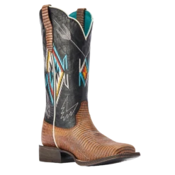 Ariat® Ladies Frontier Chimayo Kona Brown Western Boots 10042573