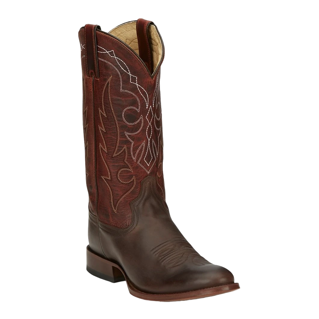 Tony Lama Men's Patron Bomber Brown Round Toe Western Boots TL3009 1 Tony Lama Men's Patron Bomber Brown Round Toe Western Boots TL3009