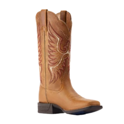 Ariat® Ladies Rockdale Almond Buff Tan Western Boots 10044415
