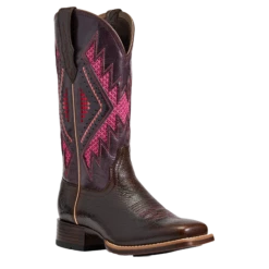 Ariat Ladies Sienna VentTEK 360 Dark Brown Western Boots 10040378