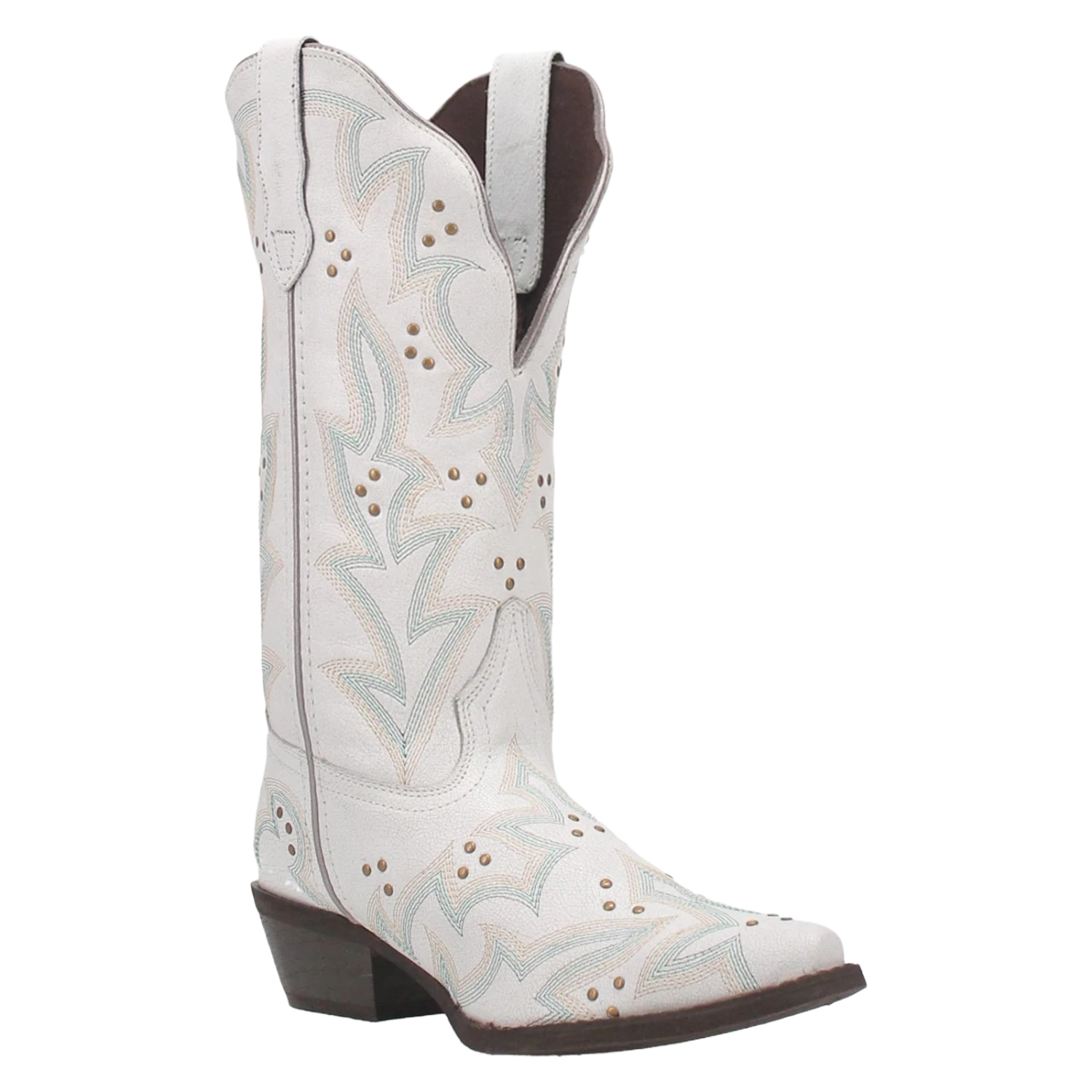 Laredo® Ladies Adrian Embroidered White Western Boot 52419 1 Laredo® Ladies Adrian Embroidered White Western Boot 52419