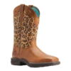 Ariat® Ladies Anthem Savanna Tortuga & Leopard Print Tan Boots 10044410