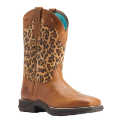 Ariat® Ladies Anthem Savanna Tortuga & Leopard Print Tan Boots 10044410