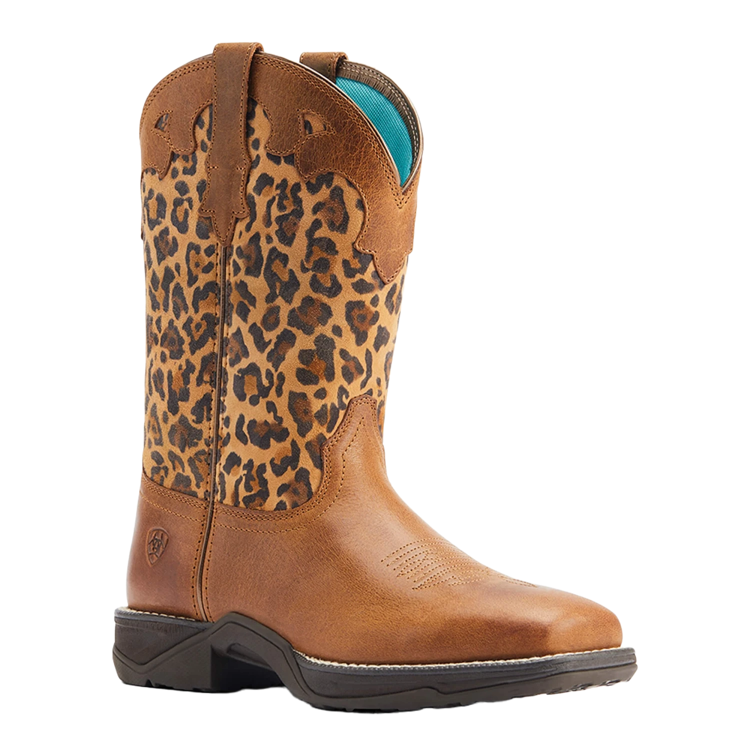 Ariat® Ladies Anthem Savanna Tortuga & Leopard Print Tan Boots 10044410 1 Ariat® Ladies Anthem Savanna Tortuga & Leopard Print Tan Boots 10044410