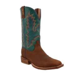 Twisted X Ladies Tech X Cinnamon & Turquoise Square Toe BootsWXTL001