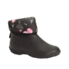 Muck Boot Company Muck® Ladies Muskster Ll Mid Black & Rose Waterproof Boots WM2-1ROS