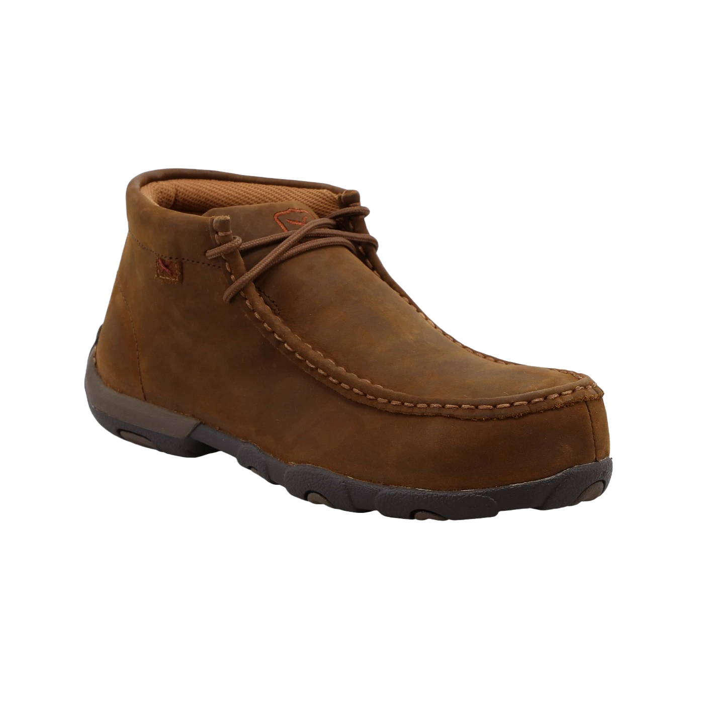 Twisted X® Ladies Work Chukka Driving Moc Distressed Saddle Brown Shoes WDMST01 1 Twisted X® Ladies Work Chukka Driving Moc Distressed Saddle Brown Shoes WDMST01