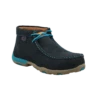 Twisted X Ladies Nano Chukka Dark Teal Driving Moc Shoe WDMNT01