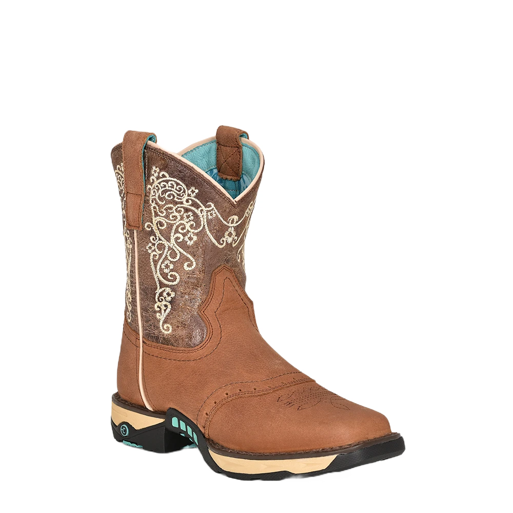 Corral Boots Corral Ladies Top Farm & Ranch Brown Square Toe Work Boots W5006 1 Corral Boots Corral Ladies Top Farm & Ranch Brown Square Toe Work Boots W5006