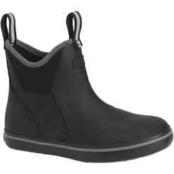 XTRATUF Ladies Leather Ankle Deck Black Boots XWAL-000