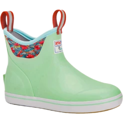 XTRATUF Ladies Ankle Deck Fishewear Seafoam Green Boots XWAB-3BB