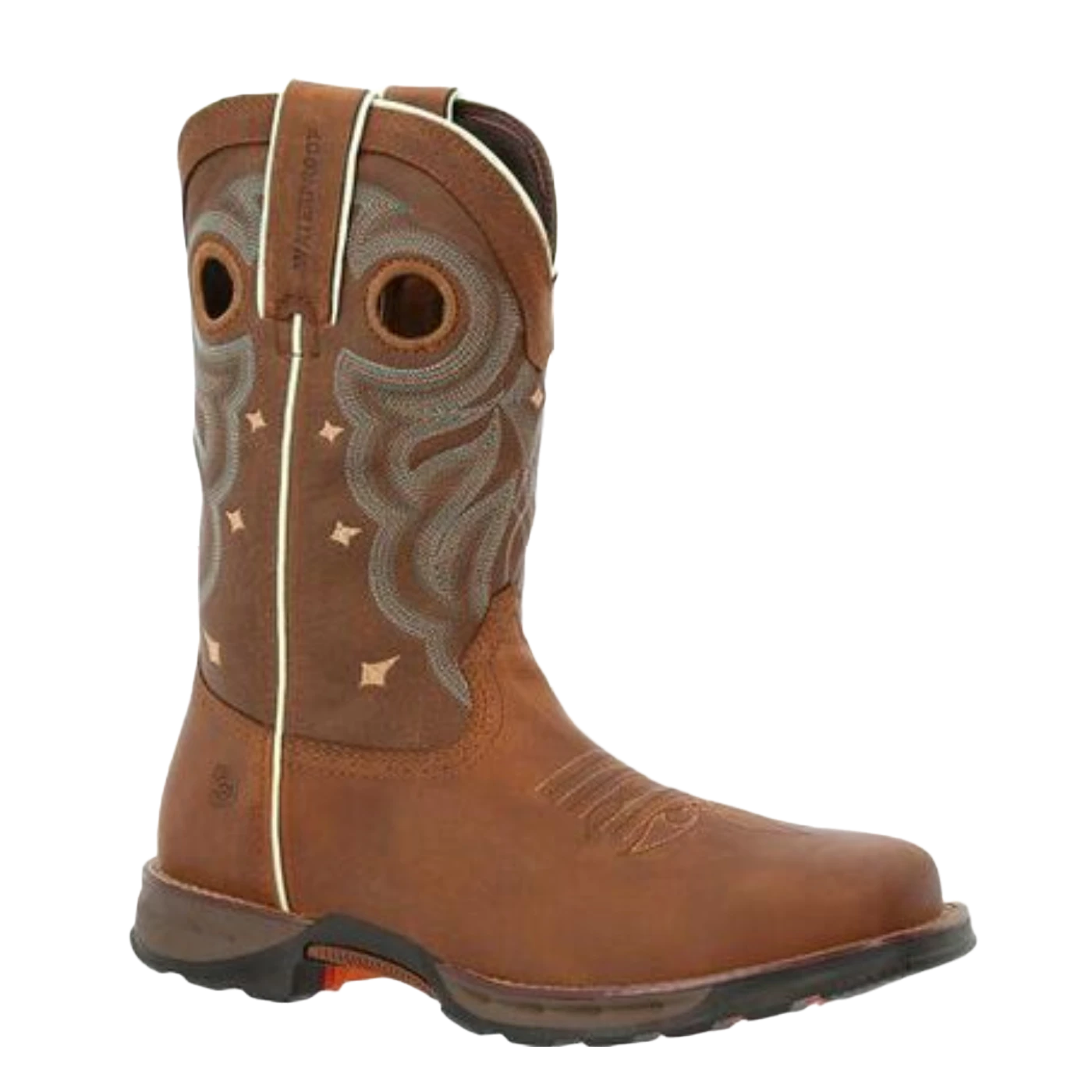 Durango® Maverick™ Ladies 10" Western Rugged Tan Steel Toe Boot DRD0416 1 Durango® Maverick™ Ladies 10" Western Rugged Tan Steel Toe Boot DRD0416