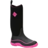 Muck Boot Company Muck Ladies Hale Black & Hot Pink Waterproof Boots HAW-404