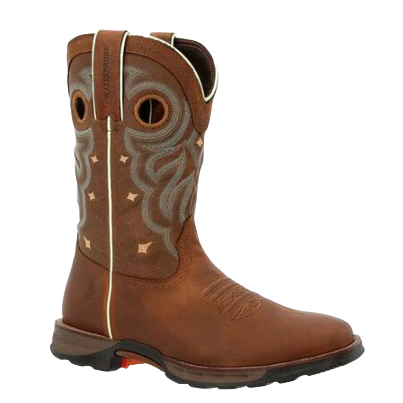 Durango® Ladies 10" Maverick™ Rugged Tan Waterproof Work Boots DRD0417 1 Durango® Ladies 10" Maverick™ Rugged Tan Waterproof Work Boots DRD0417