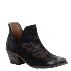 Circle G By Corral Ladies Black Embroidery Bootie Q0098