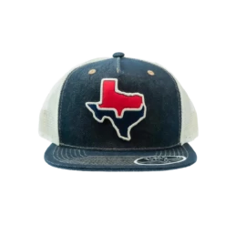 Kimes Ranch® Men's Texas Denim Blue Trucker Cap TEXAS-DEN