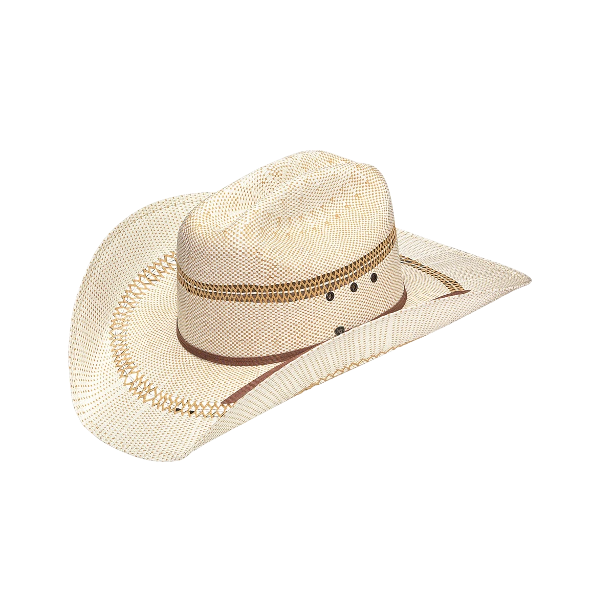 Ariat Bangora 2-Cord Tan Straw Western Hat A73124 1 Ariat Bangora 2-Cord Tan Straw Western Hat A73124