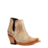 Ariat® Ladies Dixon Studs Old West Tan Snip Toe Booties 10038382