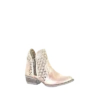 Circle G By Corral Ladies Pink Cutout Shortie Boots Q5128