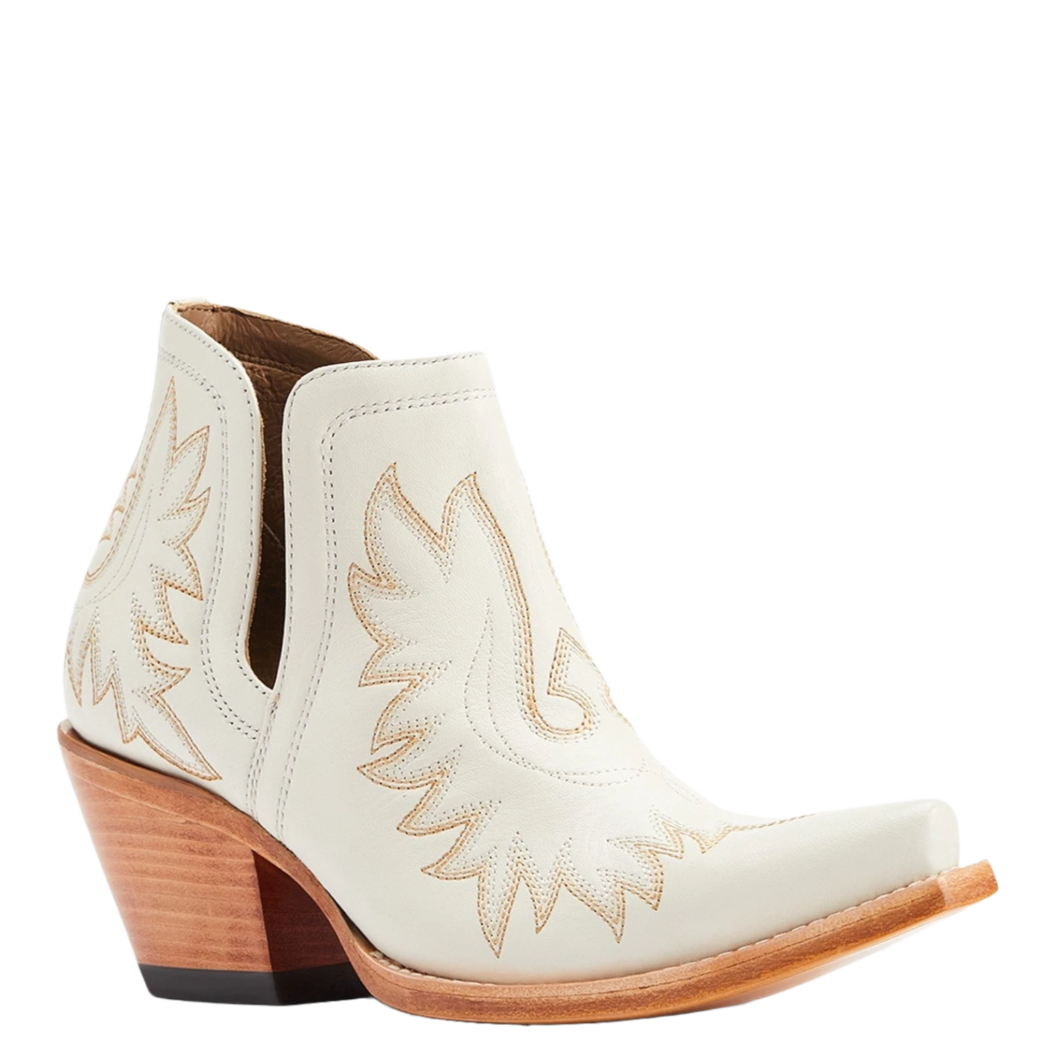 Ariat® Ladies Dixon Blanco Snip Toe Western Booties 10044484 1 Ariat® Ladies Dixon Blanco Snip Toe Western Booties 10044484