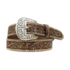 Ariat Ladies Floral Tooled & Studded Leather Belt A1513802