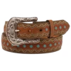Ariat Ladies Zig-Zag Turquoise Diamond Belt A1518202