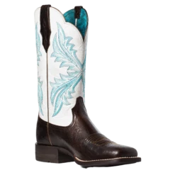 Ariat Ladies West Bound Chocolate Chip Square Toe Boots 10035987