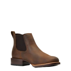 Ariat Men's Booker Ultra Distressed Brown Round Toe Boots 10040374