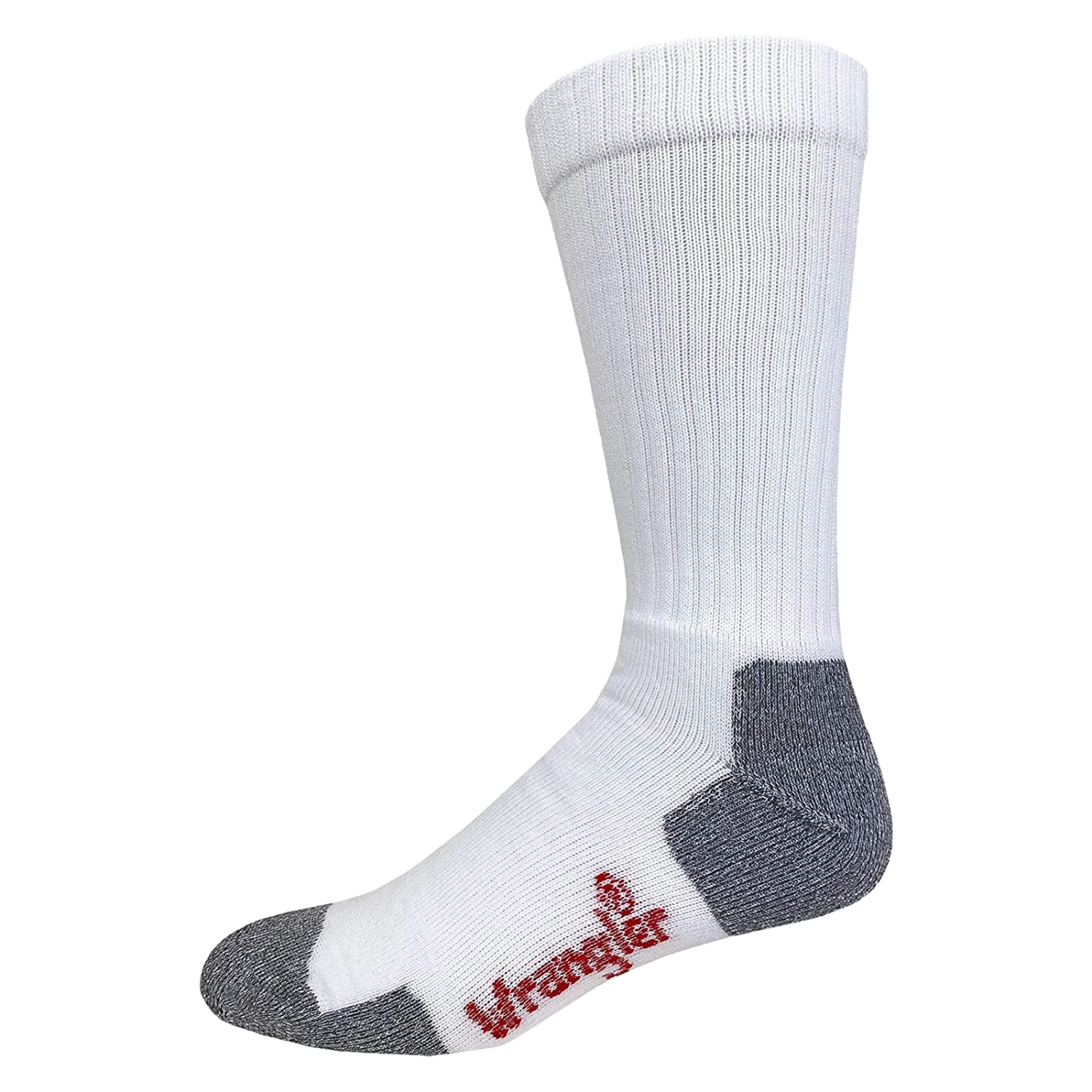 Wrangler® Riggs Men's 2-Pair Cotton Over The Calf White Work Boot Socks 72435-1000-LG 1 Wrangler® Riggs Men's 2-Pair Cotton Over The Calf White Work Boot Socks 72435-1000-LG