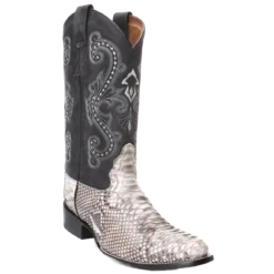 Circle G By Corral Men's Natural Python Embroidery Boots L5685