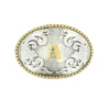 Nocona Antique Scroll & InitialBelt Buckle 37072