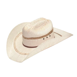 Ariat Unisex Bangora White Straw Western Hat A73126