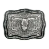 Nocona Mens Steer Skull Belt Buckle 38026