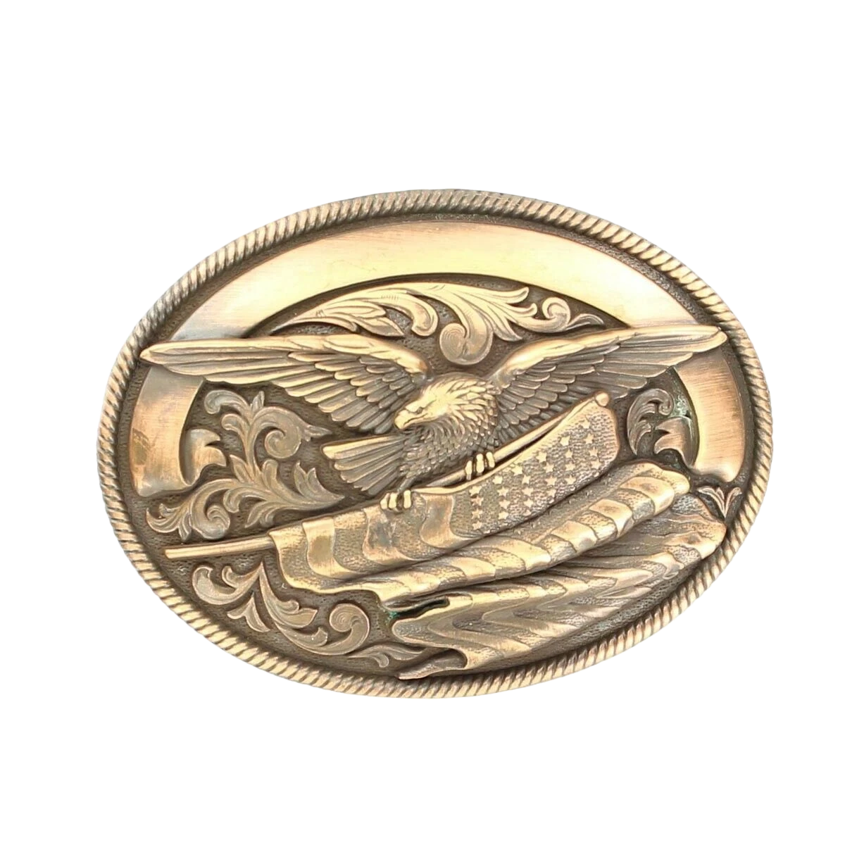 NoconaAmerican Eagle Copper Belt Buckle 37024 1 NoconaAmerican Eagle Copper Belt Buckle 37024