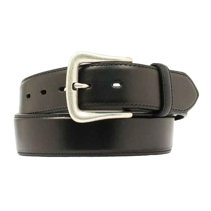 Nocona Men's Smooth Black Billet Leather Belt N2450401 1 Nocona Men's Smooth Black Billet Leather Belt N2450401