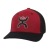 Hooey Men's "Coach" Maroon And Black Hat 2112MABK