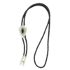 Double S Black Arrowhead & Stone Slide Bolo Tie 22120