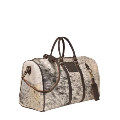 Corral Boots Corral Brown And White Hair On Duffle Bag D1297