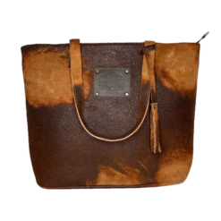 Corral Boots Corral Distressed Brown Lamb Leather Purse D1291