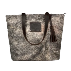 Corral Boots Corral Brown And White Cowhide Hair On Purse D1287