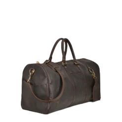 Corral Boots Corral Handcrafted Large Genuine Leather Brown Duffle Bag D1285