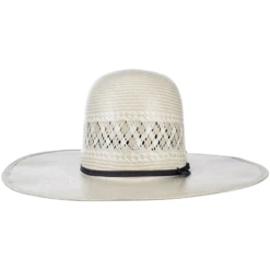American Hat Co. Natural Straw With Black Band Western Hat 1011