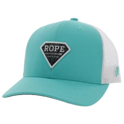 Hooey Rope Like A Girl Ladies Turquoise & White Snapback 2249T-TQWH