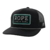 Hooey Rope Like A Girl Ladies 5-Panel Black Snapback Hat 2249T-BK