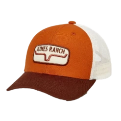 Kimes Ranch® Burnt Orange Rolling Trucker Cap ROLL-BO