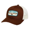 Kimes Ranch® Unisex Rolling Trucker Brown Cap RT-BROWN